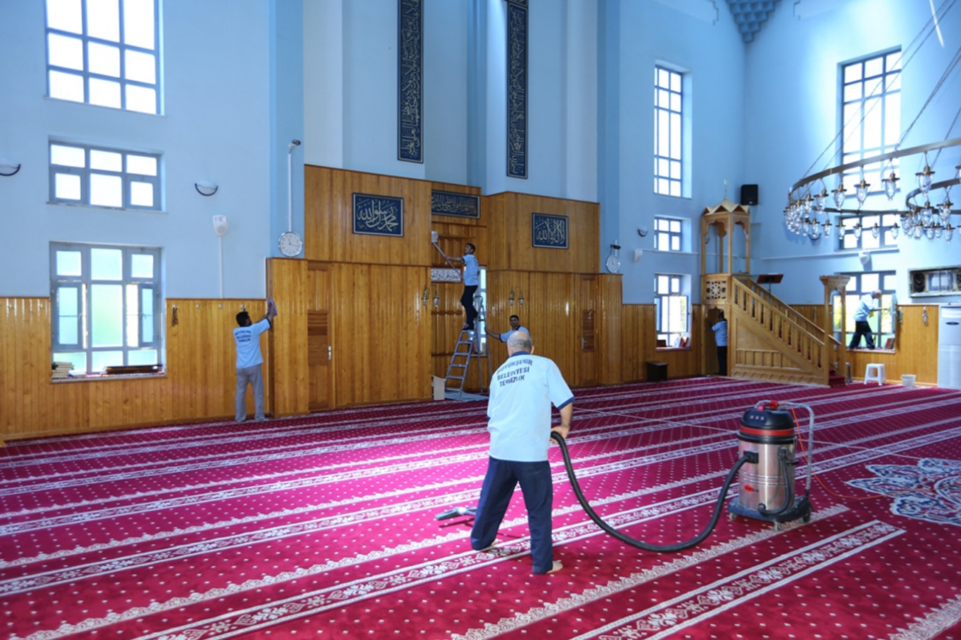 Gaziantep camilerinde temizlik çalışmaları